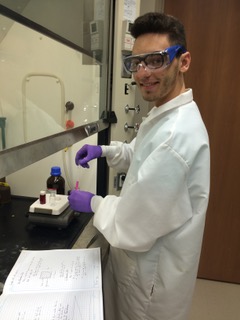 Nick Kosan in Lab